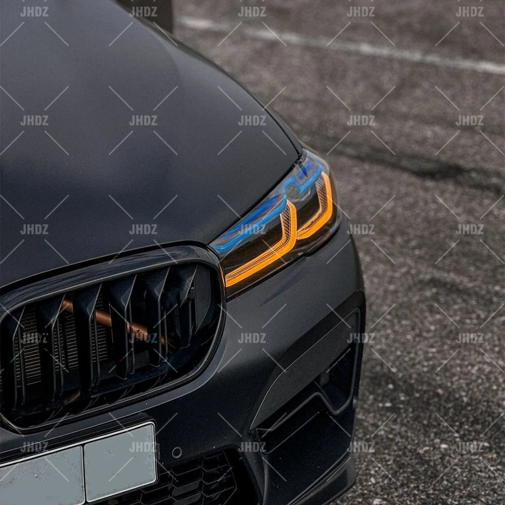 AMBER ANGEL EYE DRL LED BOARD for BMW F90 G30 G31 LCI M5 5 SERIES 530i 540i M550iX 2021-2023 DAYTIME RUNNING LIGHT LED CHIPS