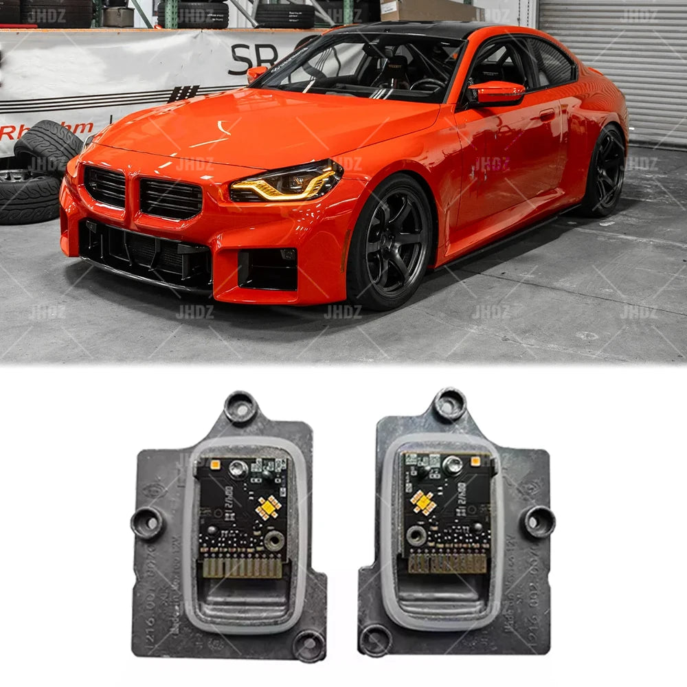 AMBER ANGEL EYE DRL LED BOARD for BMW G87 M2 G42 2 SERIES 230i M240iX 230iX M240i 2022-2024 DAYTIME RUNNING LIGHT LED MODULE
