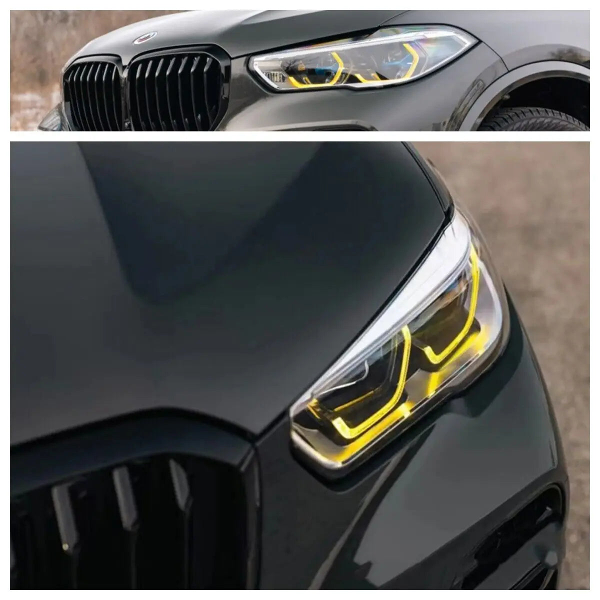New Yellow LED DRL Module for 2019-2022 for X5M G05/X6M G06 12V 36W Daytime Driving Light Upgrade