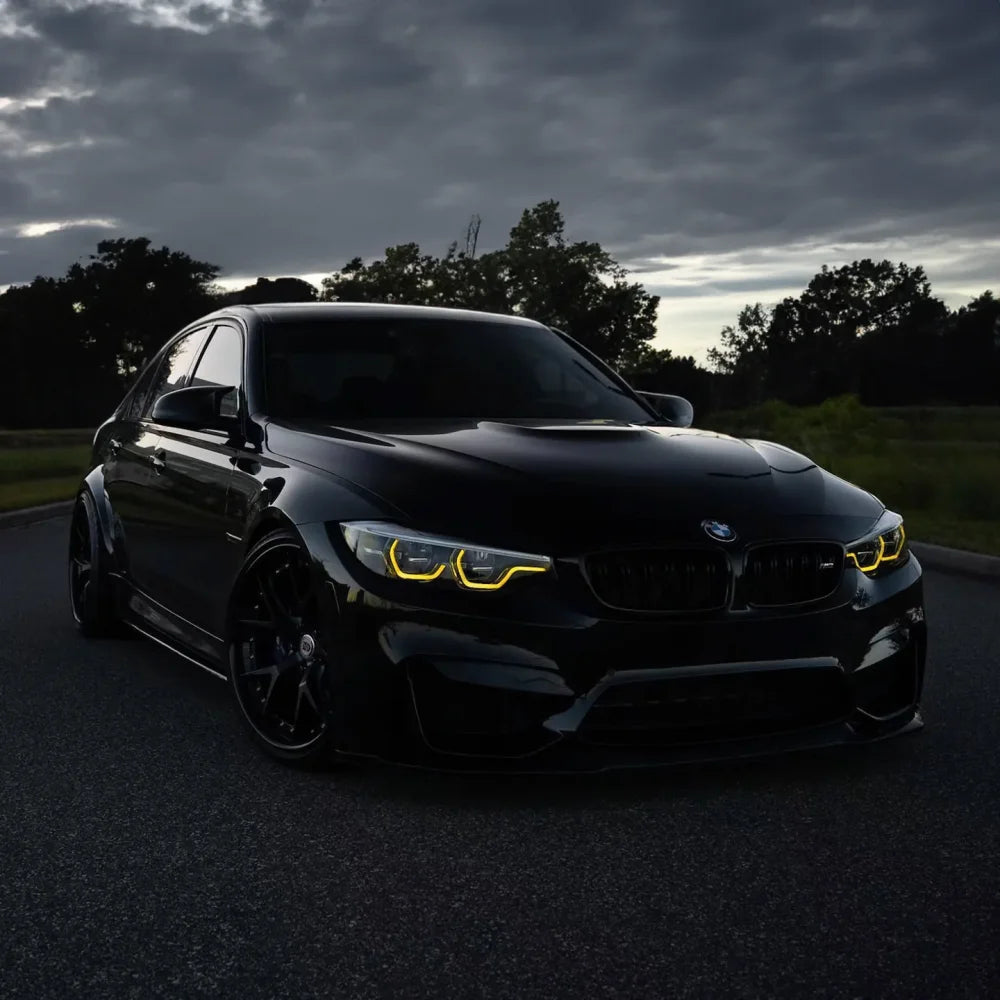 M3 M4 Yellow Angel Eyes DRL Multicolor LED Lights for bmw Csl F80 F82 LCI GTS DRL Module