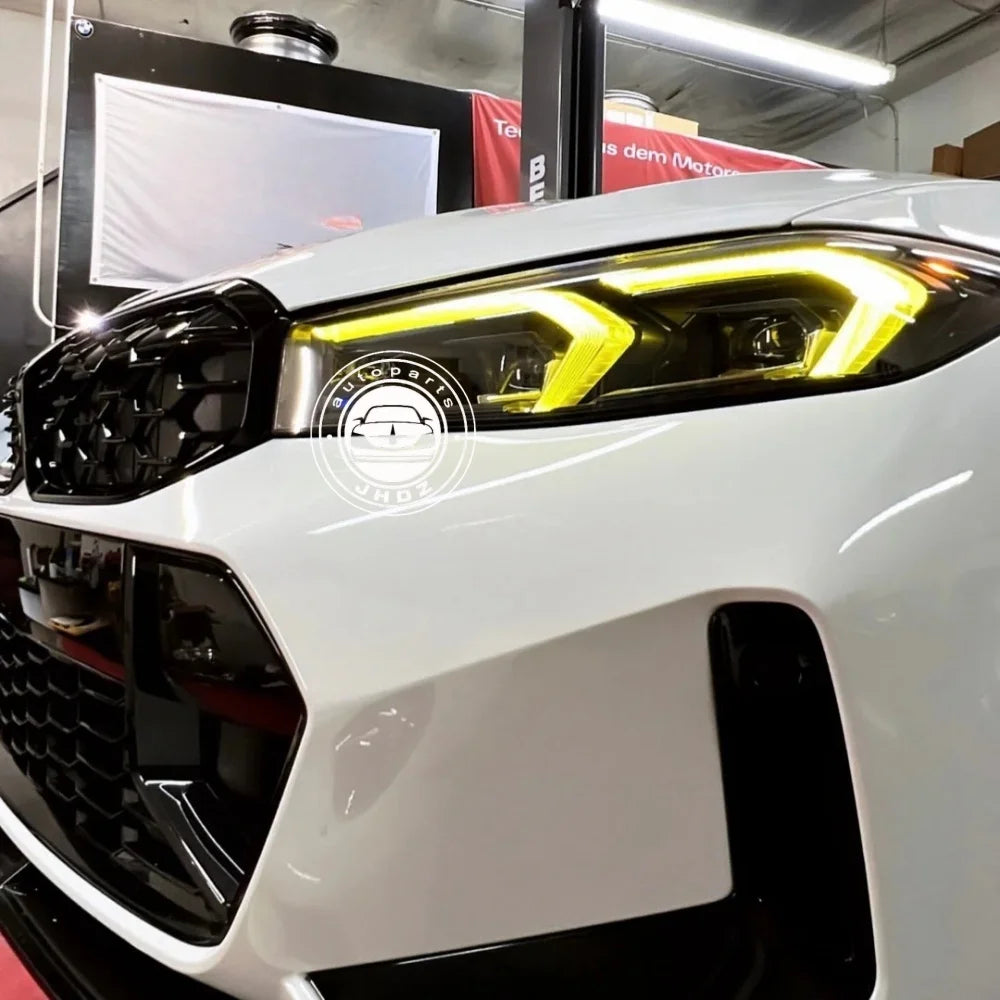 Yellow Angel Eyes LED Boards for 2023 2024 BMW G20 330 330i 330e XDrive DRL Turn Signal Light Auto Accessories US Version