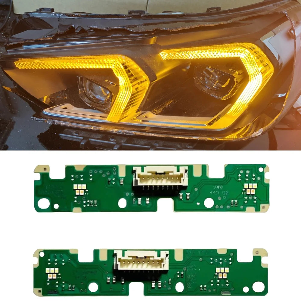 High Quality CSL Yellow Amber Red Blue Not RGBs DRL LED Board 63115A64445 63115A64446 for 2023 2024 BMW X1 U11 U12 Auto Lights