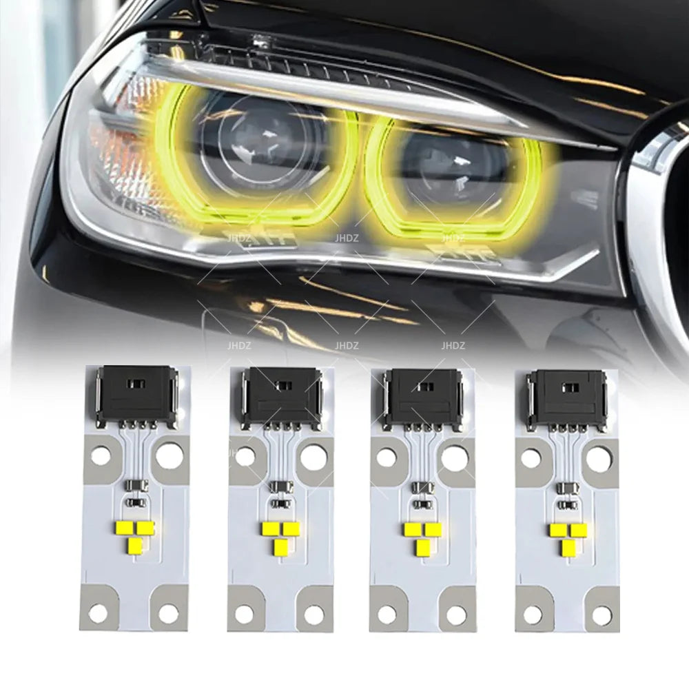 Amber Yellow Red Blue DRL Module Angel Eye LED Boards for BMW F15 X5 F16 X6 2014-2018 Xenon Headlight
