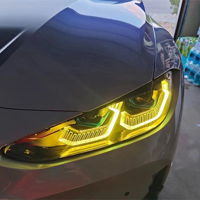 CSL YELLOW HEADLIGHT DAYTIME RUNNING LIGHT DRL LED BOARDS MODULE for BMW G80 G82 Yellow DRL G22 G26 2021+