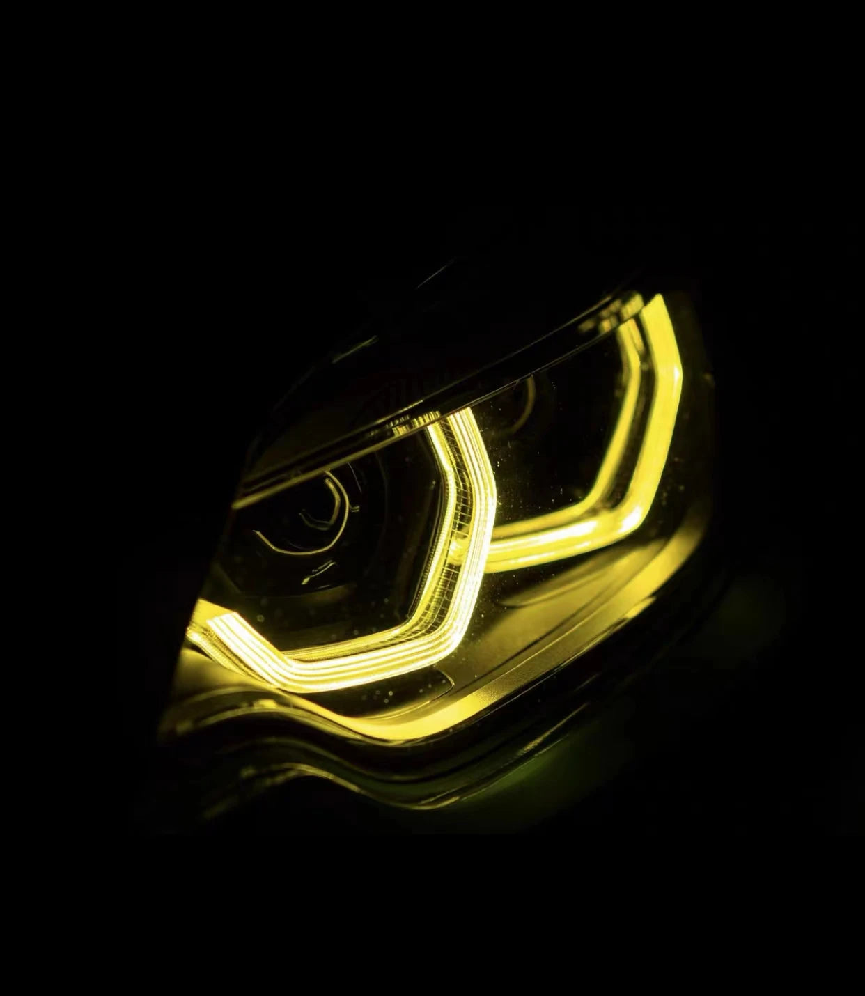 Angel Eyes for BMW M2 2 Series LED Lemon Yellow DRL F22 F23 F87 LCI Daytime Running Lights 63117494851 63117494852