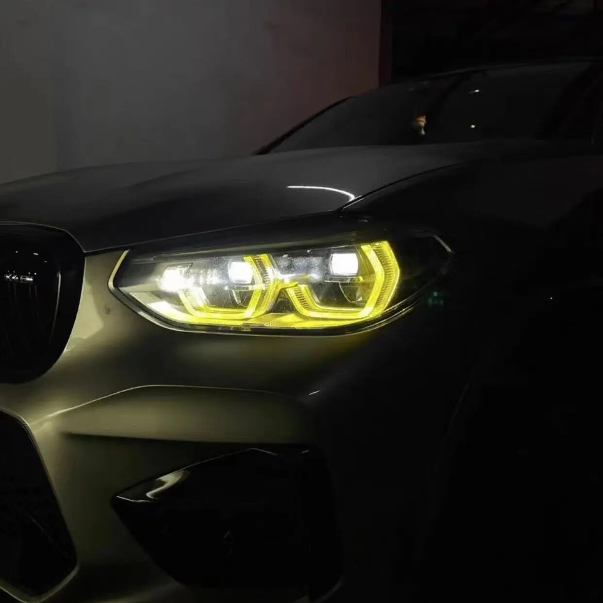 YELLOW ANGEL EYES LED DRL BOARDS 12V NEW for for X3 X4 G01 G02 DAYTIME RUNNING LIGHTS 63117466107 63117466108