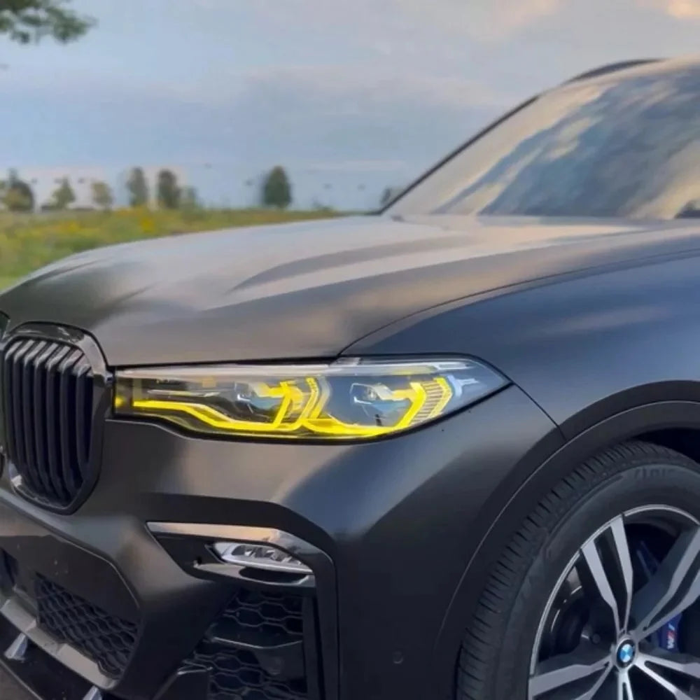 Amber Golden Yellow 12V New Daytime Running Light LED DRL Modules 2020 for X7 G07 40iX 50iX Headlight Angel Eyes