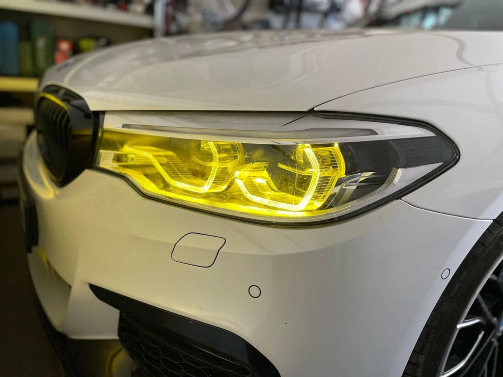 Yellow Angel Eyes LED Boards for BMW G30 Yellow DRL 530i 540i G30 G31 F90 M5 Adaptive Headlight