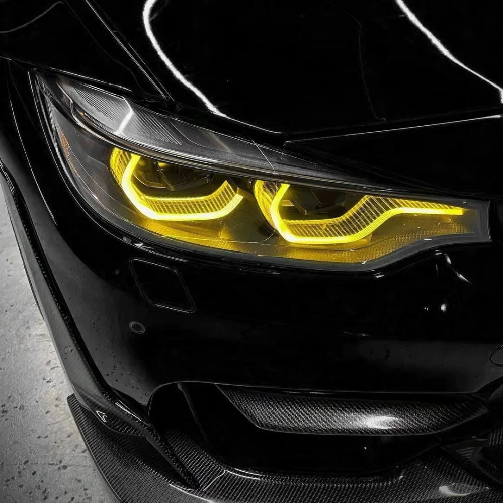 M3 M4 Yellow Angel Eyes DRL Multicolor LED Lights for bmw Csl F80 F82 LCI GTS DRL Module
