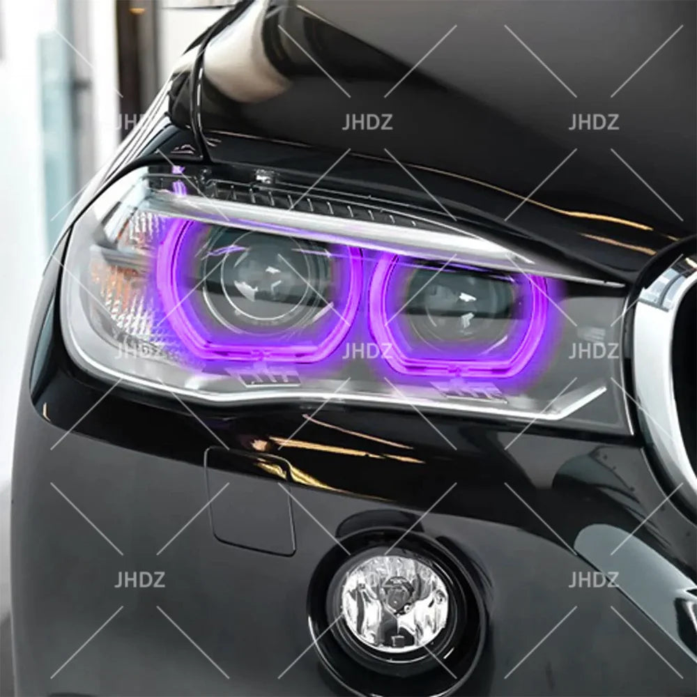 Amber Yellow Red Blue DRL Module Angel Eye LED Boards for BMW F15 X5 F16 X6 2014-2018 Xenon Headlight