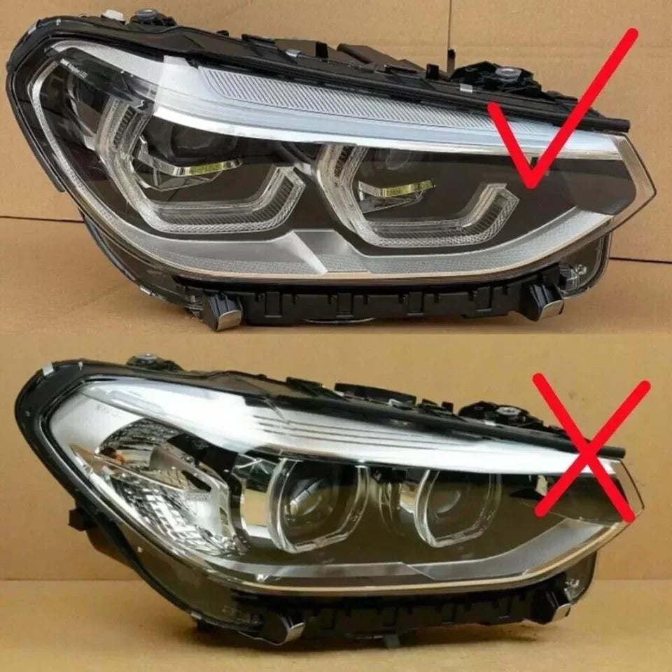 New Headlight Yellow DRL Angel Eye LED Module for 2018-2021 BMW X3 G01 X4 G02 Red Blue Amber Daylights Upgrade