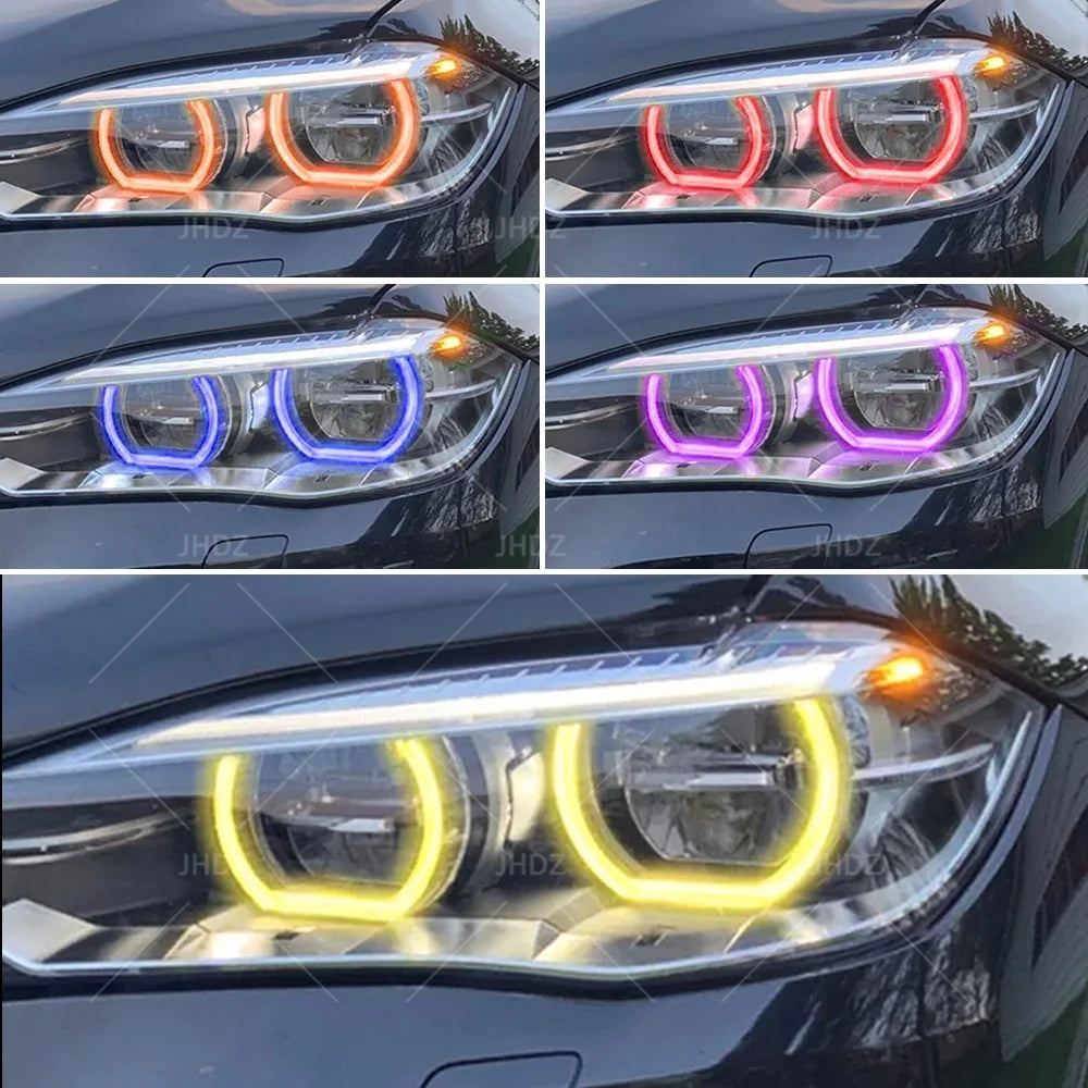 Adaptive LED Daylight Yellow Angel Eye DRL Module for BMW X3 F25 X5 F15 F85 X6 F16 F86 Super Bright Amber Red 5 Decoration Light