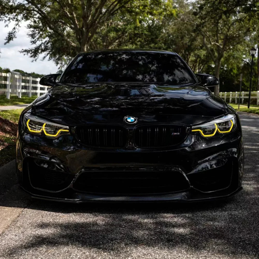 M3 M4 Yellow Angel Eyes DRL Multicolor LED Lights for bmw Csl F80 F82 LCI GTS DRL Module