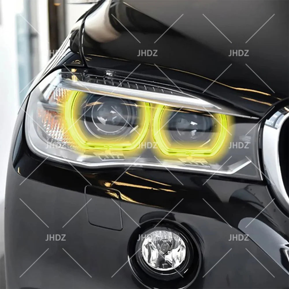 Amber Yellow Red Blue DRL Module Angel Eye LED Boards for BMW F15 X5 F16 X6 2014-2018 Xenon Headlight