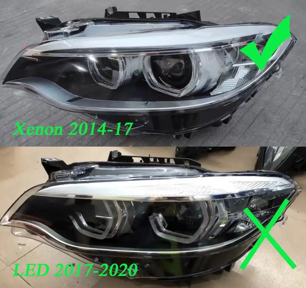Yellow Angel Eyes DRL Boards for BMW 2 Series F23 F22 M2 LCI Xenon Headlight 63117388923 63117388924 2014 -2017