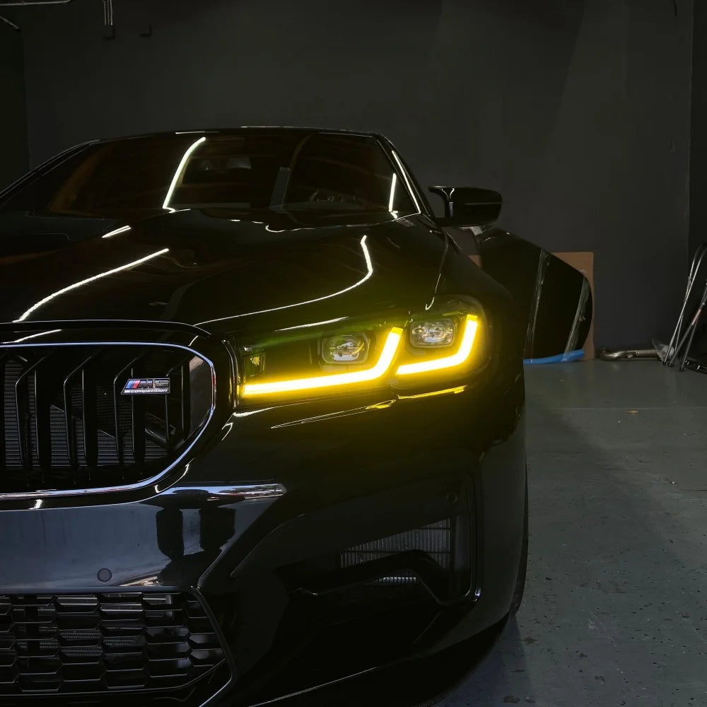 High Quality CSL Yellow Angel Eyes LED Board for 2022 2023 BMW G30 Yellow DRL M5 F90 Facelift Others Car Light Accessories