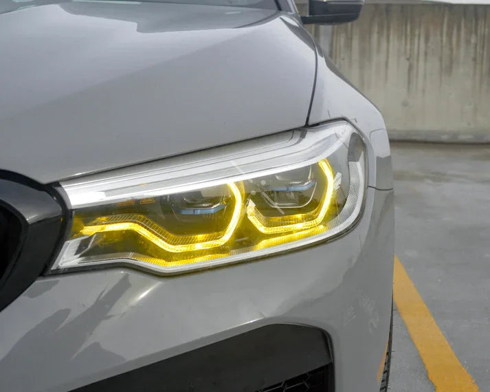Angel Eyes CSL DRLs Module for BMW G30 Yellow DRL 530i 540i G31 F90 M5 Adaptive Headlight 2017-2020