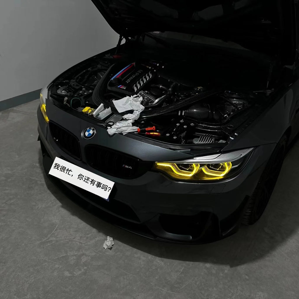 M3 M4 Yellow Angel Eyes DRL Multicolor LED Lights for bmw Csl F80 F82 LCI GTS DRL Module
