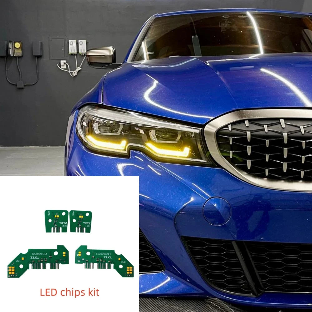 New Yellow Angel Eyes DRL Boards for G20 12V LED Headlight Direct Replacement 2019-2021