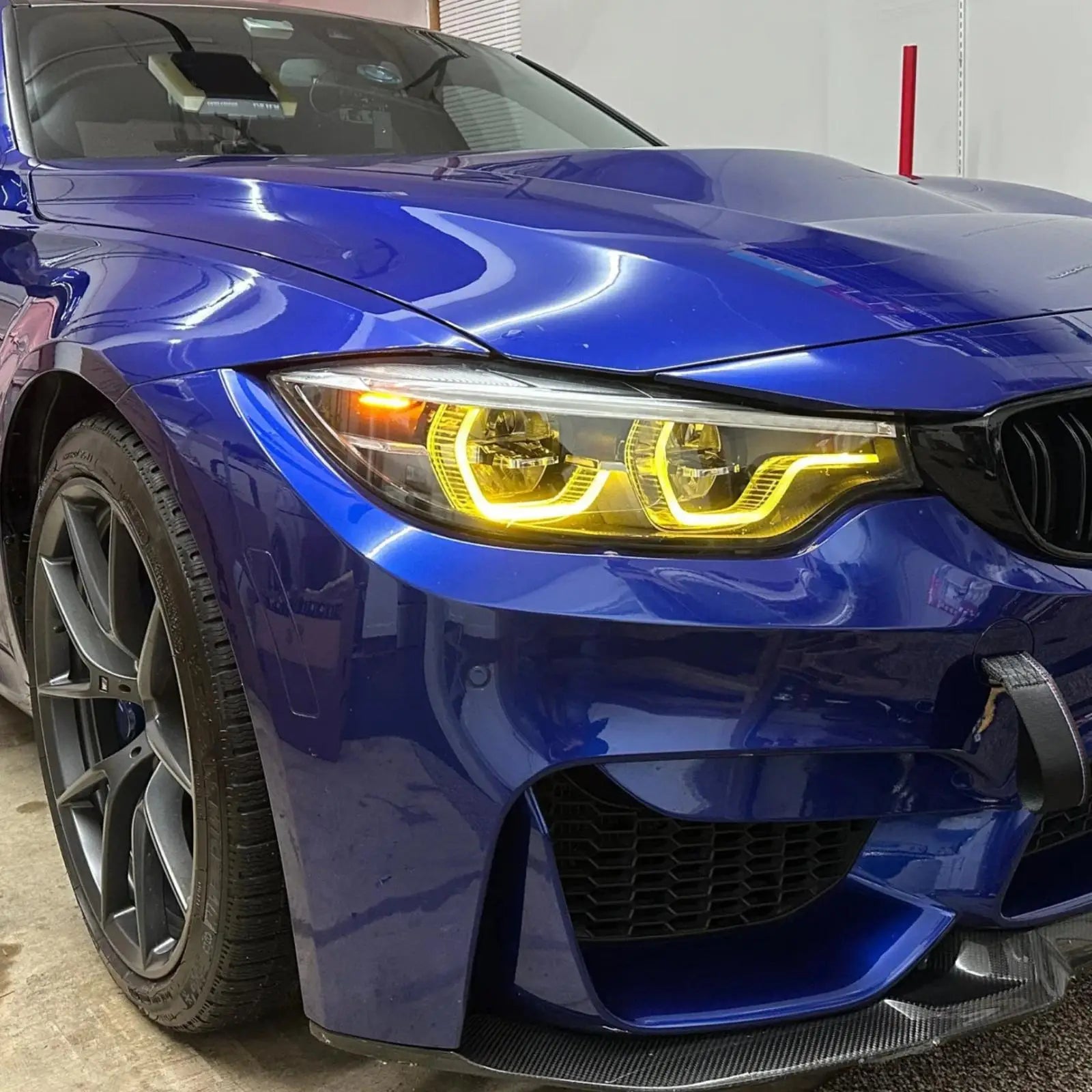 M3 M4 Yellow Angel Eyes DRL Multicolor LED Lights for bmw Csl F80 F82 LCI GTS DRL Module