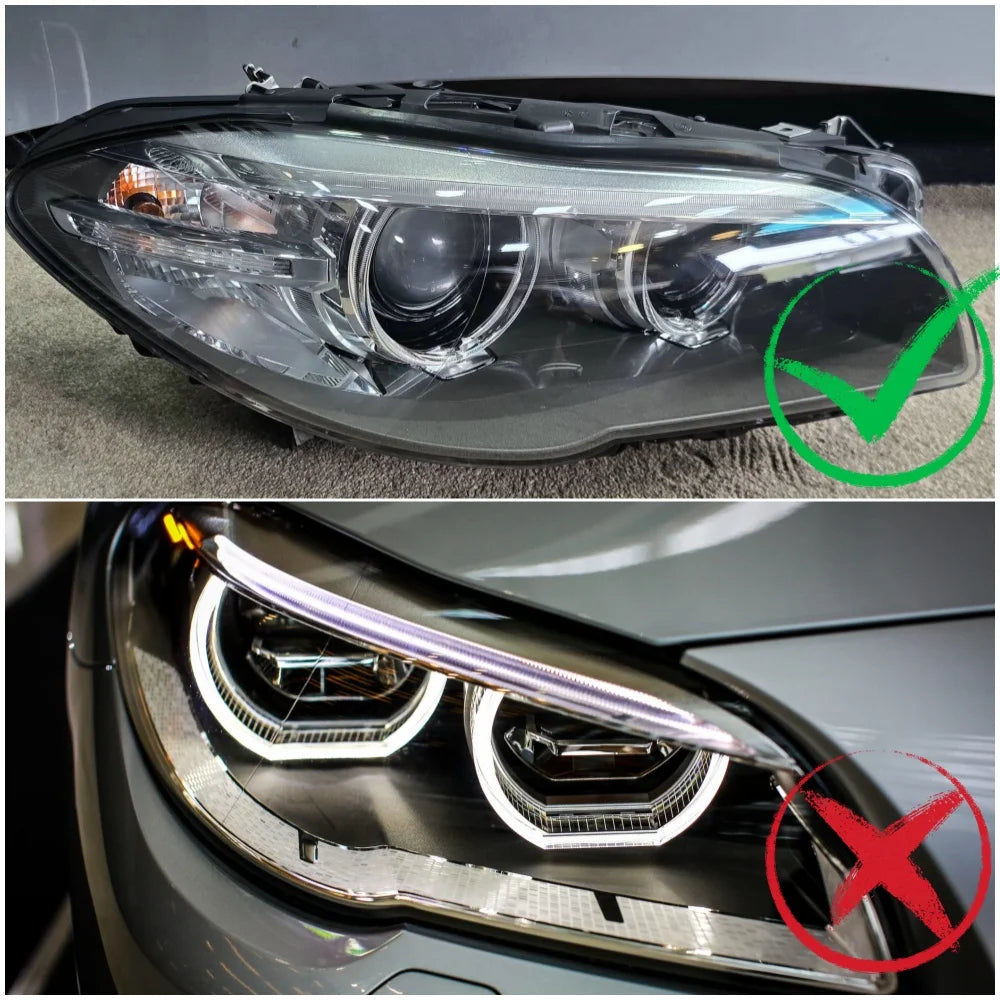 Lemon Yellow CSL LED Modules for 2014-2016 BMW F10 F11 LCI M5 Xenon Headlight Yellow DRL Daytiem Running Lights