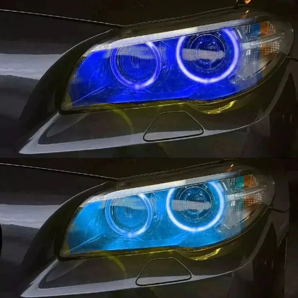 Lemon Yellow CSL LED Modules for 2014-2016 BMW F10 F11 LCI M5 Xenon Headlight Yellow DRL Daytiem Running Lights