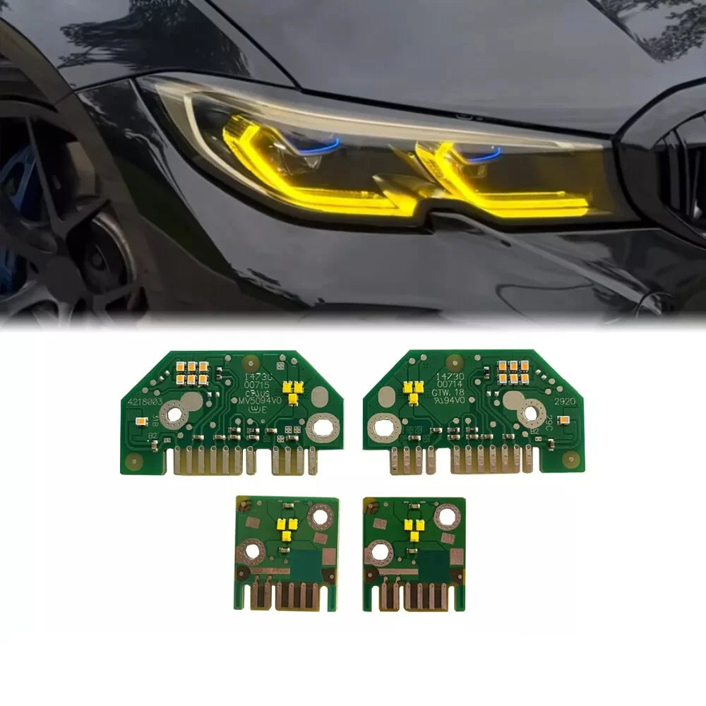 High Performance Red Blue Amber Yellow CSL Daytime Running Light DRL Module for M340i Yellow Drl 320i 330i 330e 2019-2022