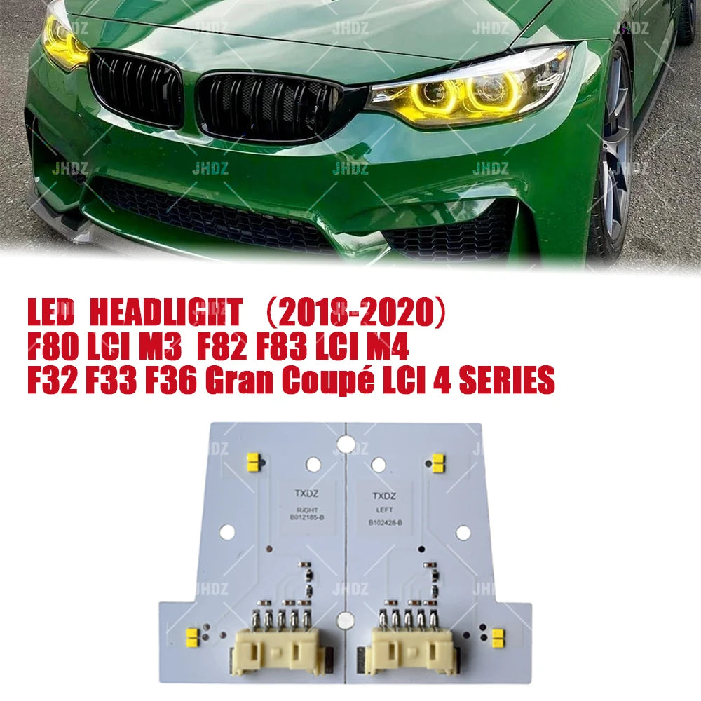 YELLOW ANGEL EYE DRL LED BOARD for G80 G82 G83 G22 G23 G26 G20 G21 G30 G31 G01 G02 G87 G42 G05 G06 G07 G14 G15 G16 G11 G12