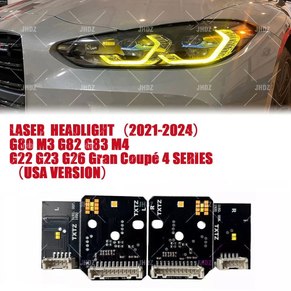 YELLOW ANGEL EYE DRL LED BOARD for G80 G82 G83 G22 G23 G26 G20 G21 G30 G31 G01 G02 G87 G42 G05 G06 G07 G14 G15 G16 G11 G12