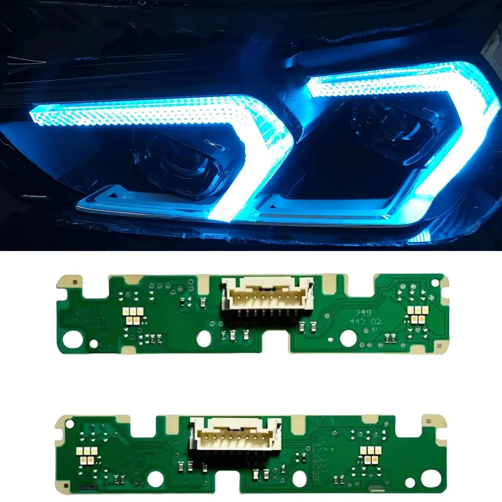 High Quality CSL Yellow Amber Red Blue Not RGBs DRL LED Board 63115A64445 63115A64446 for 2023 2024 BMW X1 U11 U12 Auto Lights