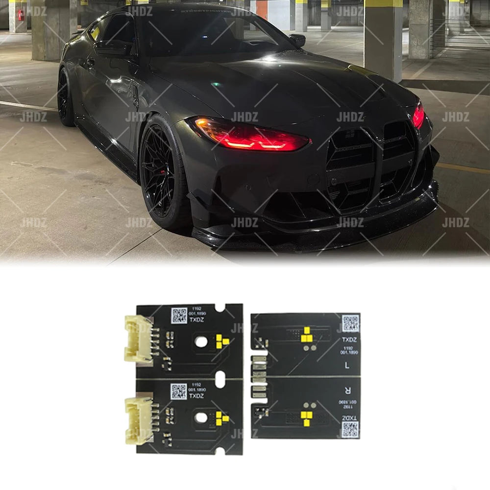 YELLOW ANGEL EYE DRL LED BOARD for G80 M3 G82 G83 M4 G22 G23 G26 4 SERIES 2021-2024 RED/BLUE/ICE BLUE DAYTIME RUNNING LIGHT