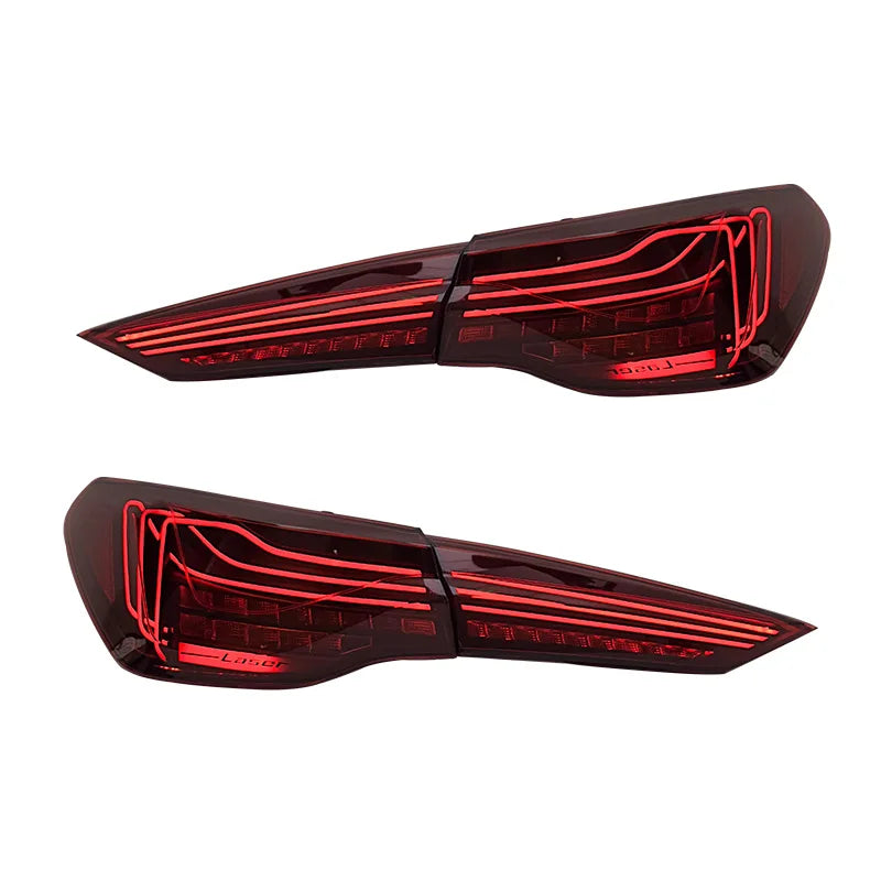 LED Tail Lights for BMW 4 Series 2020-2025 G22 G82 M4 CSL Design Taillight Upgrade Turn Signal New Style Rear Lamps Assembly