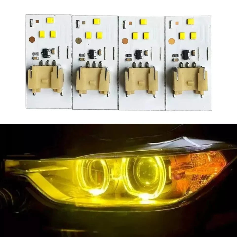 High Quality Golden Yellow Angel Eye DRL LED Board OEM 63117398766 for BMW 3 Series F30 F31 F34 Pre LCI Xenon Headlight